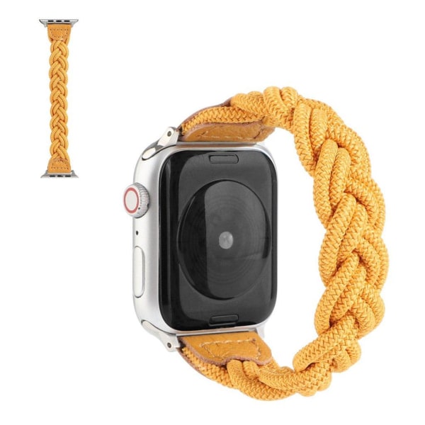 Generic Apple Watch Series 6 / 5 40mm Woven Style Band - Yellow