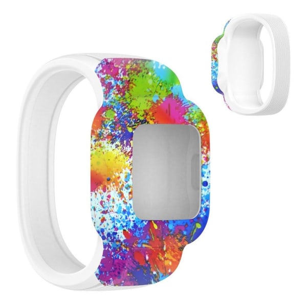 Generic Garmin Vivofit Jr 3 Cool Pattern Silicone Watch Strap - Colorful Multicolor
