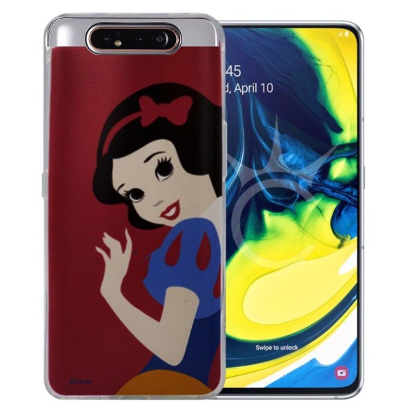 Generic Snow White #06 Disney Cover For Samsung Galaxy A80 - Red