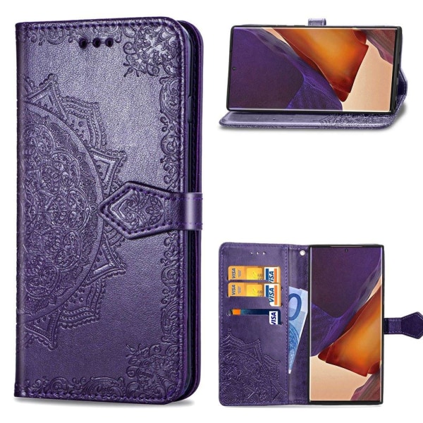 Generic Mandala Samsung Galaxy Note20 Ultra 5g / Note 20 Flip Etui Purple