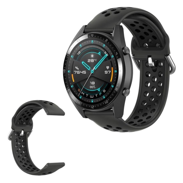 Generic Samsung Galaxy Watch (46mm) / Gear S3 Huawei Gt 2e Black