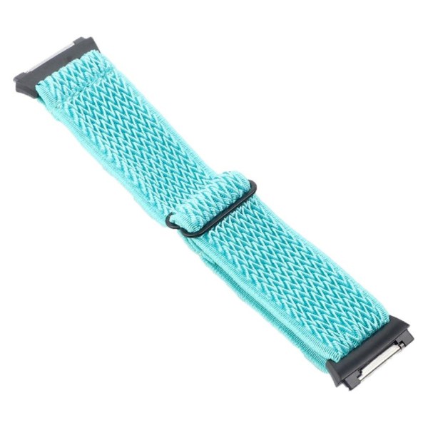 Generic Fitbit Ionic Wave Pattern Nylon Watch Strap - Green