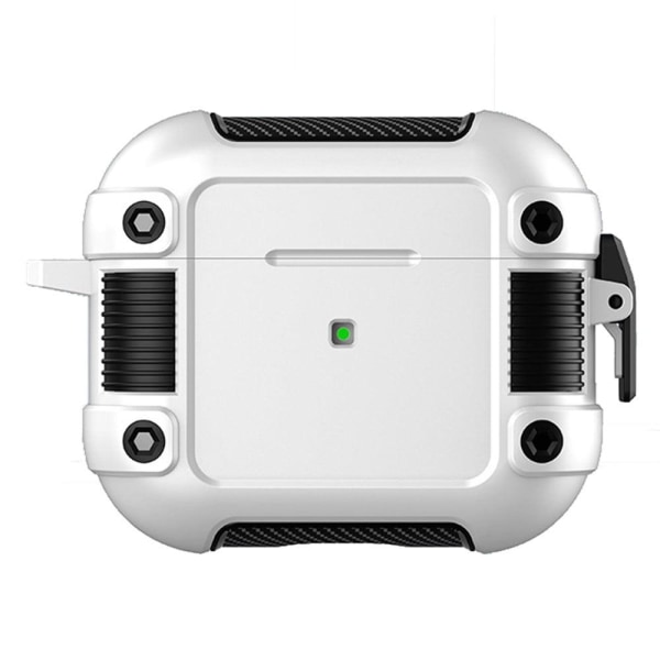 Generic Airpods Pro 2 Protective Case With Buckle - White