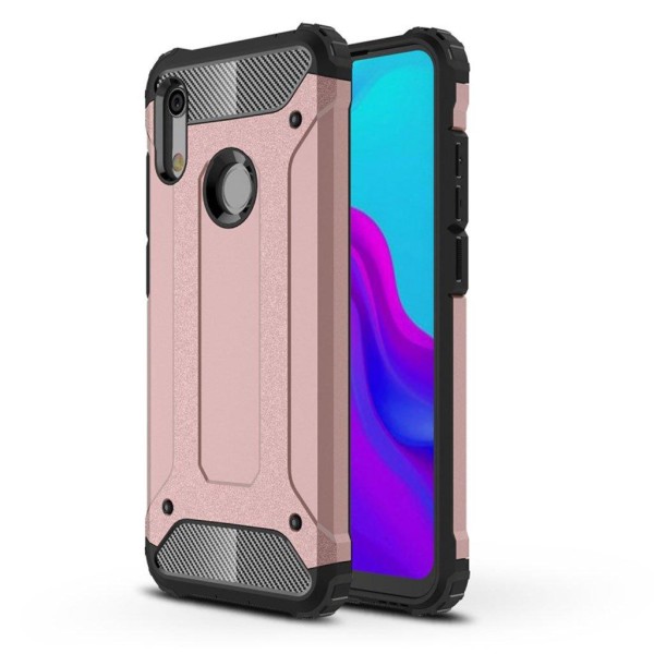 Generic Armour Guard Huawei Y6 2019 Cover - Rødguld Pink