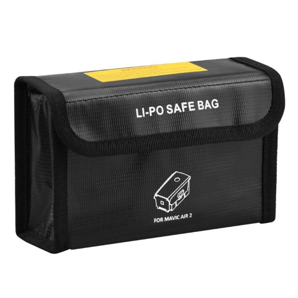 Generic Dji Mavic Air 2 Li-po Batteri Safety Taske - Størrelse: 17 X 5.5 Black