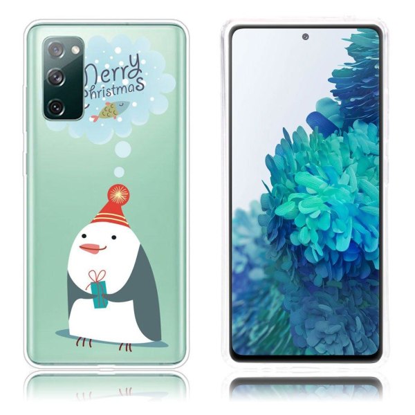 Generic Christmas Samsung Galaxy S20 Fe 5g / Etui - Pingvin Wants White
