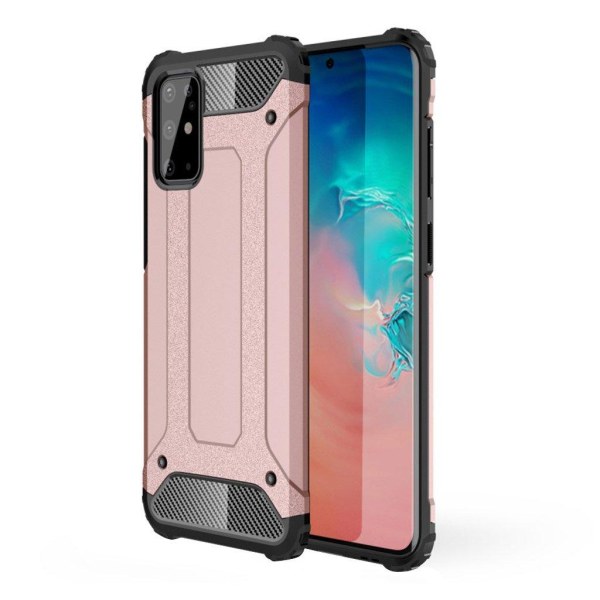 Generic Armour Guard Cover - Samsung Galaxy S20 Plus Rødguld Pink