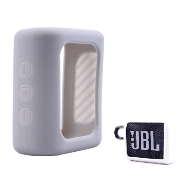 Generic Jbl Go 3 Silicone Case - White