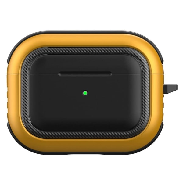 Generic Airpods Pro Charging Case With Buckle - Black / Yellow