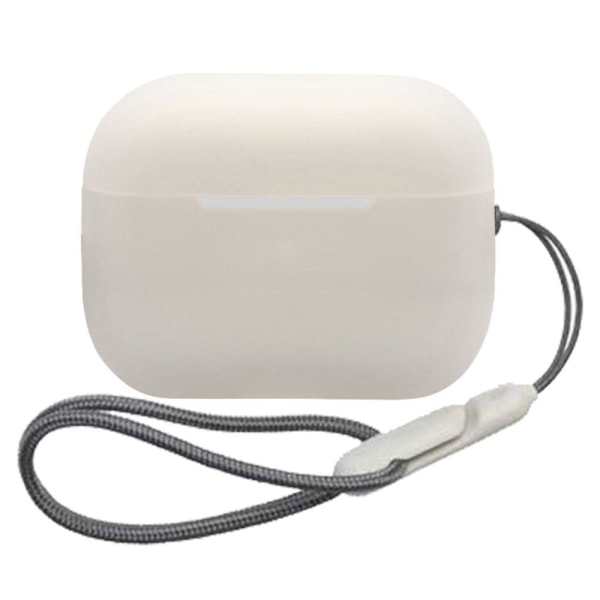 Generic Airpods Pro 2 Silicone Case With Lanyard - Transparent