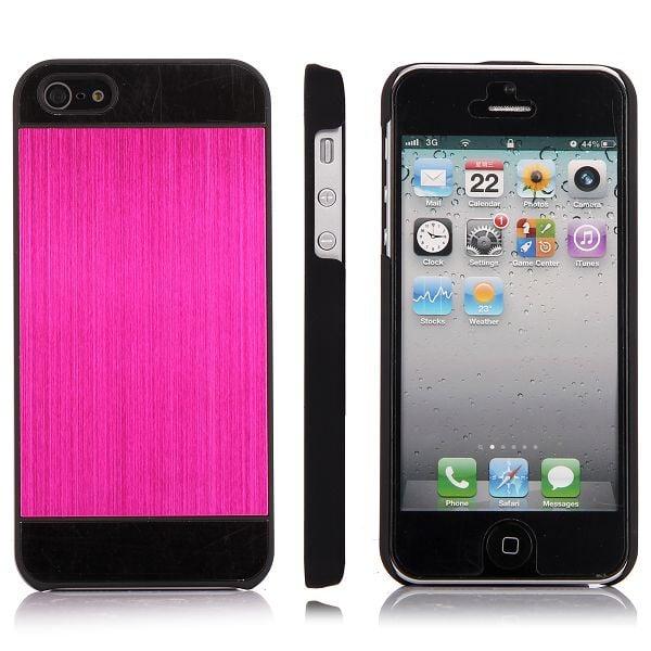 Generic Brushed Alu - Sort (hot Pink) Iphone 5 Cover Pink