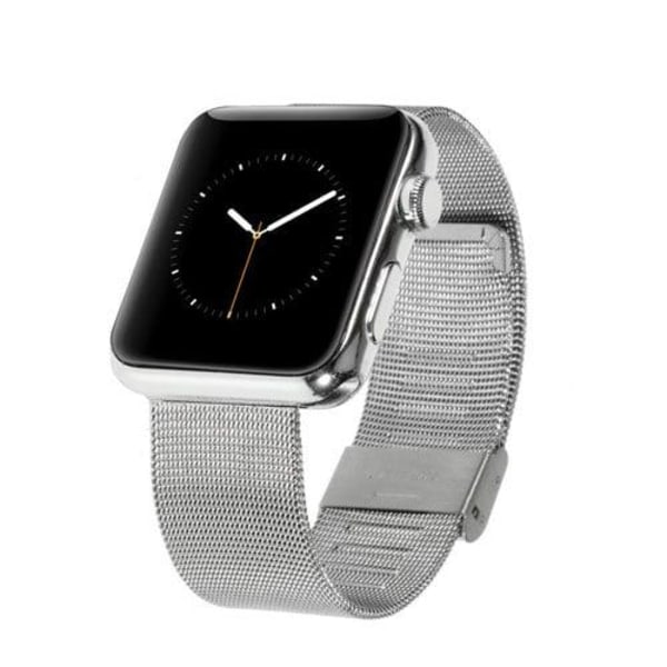 Generic Metal Armbånd Til Apple Watch 38mm - Sølv Silver Grey