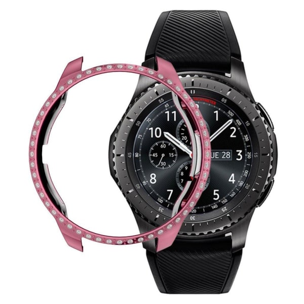 Generic Samsung Galaxy Watch (42mm) Rhinsten Dekorations Ramme - Lyserød Pink
