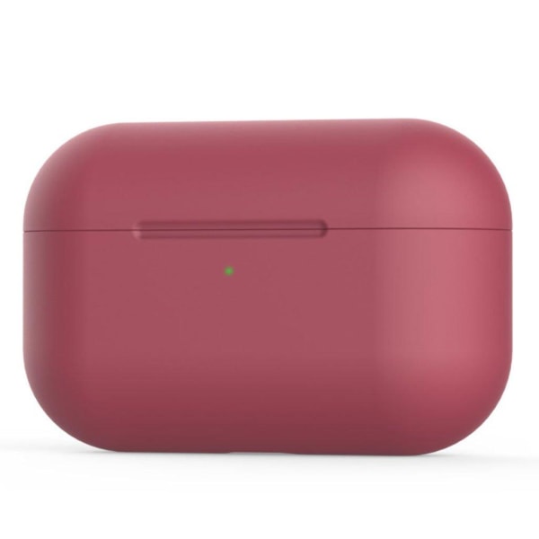 Generic Airpods Pro Durable Silicone Case - Wine Red