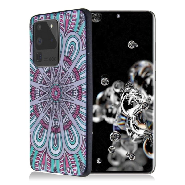 Generic Imagine Samsung Galaxy S20 Ultra Cover - Symetrisk Mønster Multicolor