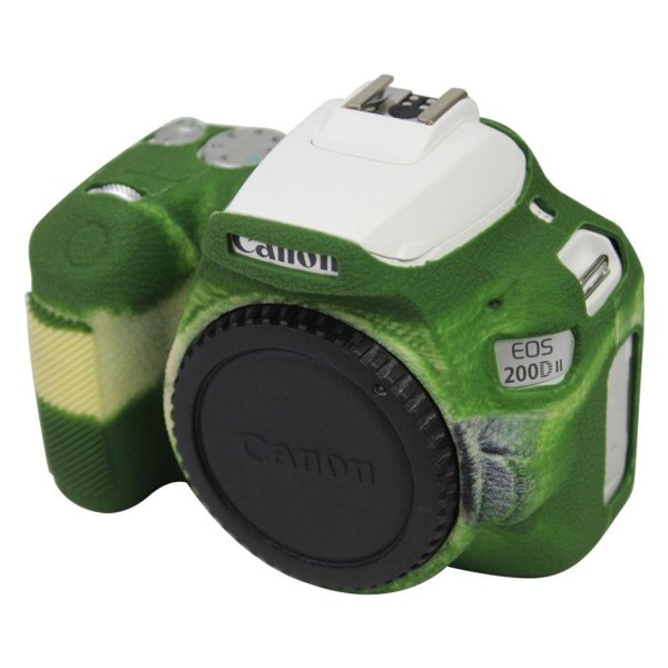 Generic Canon Eos 200d Ii Silikone Etui - Grøn Green