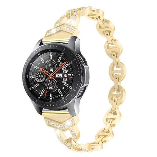 Generic Samsung Galaxy Watch 3 (45mm) / Gear S3 Frontier Rhinestones Déc Gold