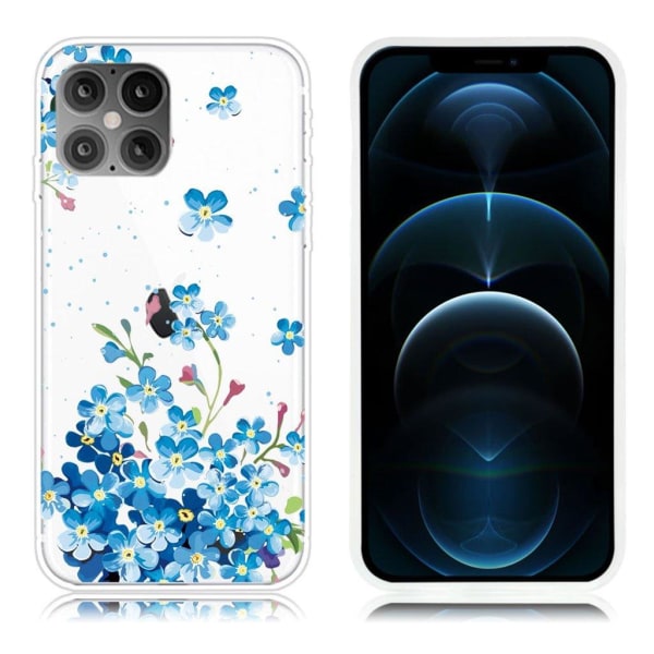 Generic Deco Iphone 12 Pro Max Case - Blue Flower