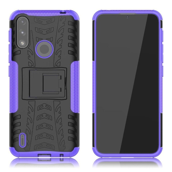 Generic Offroad Case - Motorola Moto E7 Power Lilla Purple