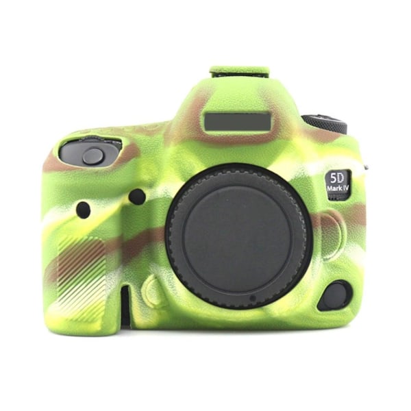 Generic Canon Eos 5d Mark Iv Silicone Cover - Camouflage Green