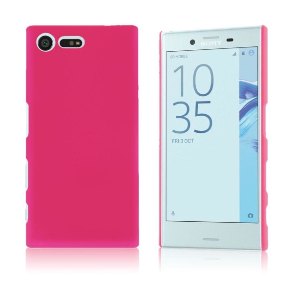 Generic Sund Sony Xperia X Compact Cover Belagt Med Gummi - Hot Pink