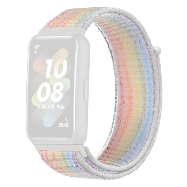 Generic Huawei Band 7 Nylon Watch Strap - Multi-color Multicolor