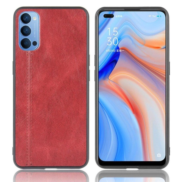 Generic Admiral Oppo Reno4 5g Cover - Rød Red