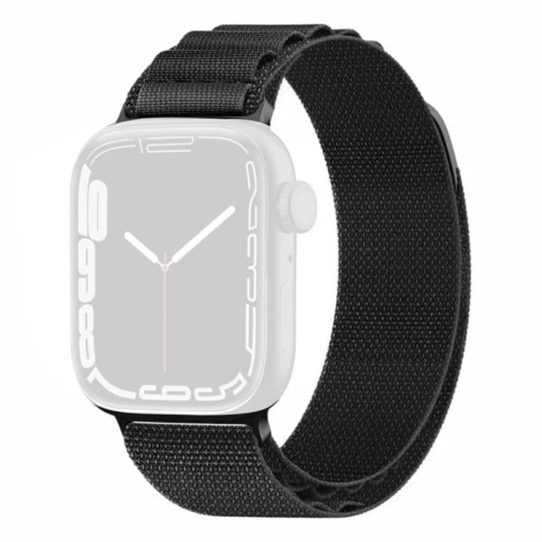 Generic Apple Watch Series 8 (45mm) / Ultra Nylon Strap - Bl Black