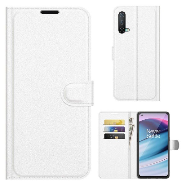 Generic Classic Oneplus Nord Ce 5g Flip Case - White