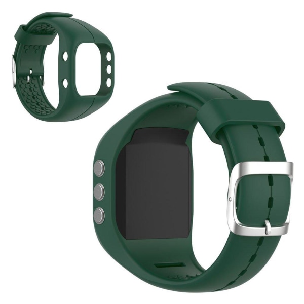 Generic Polar A300 Silicone Watch Band - Dark Green