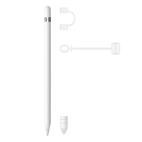 Generic Apple Pencil Silikone Cover White