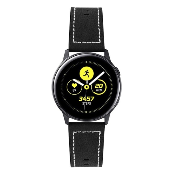 Generic Haylou Solar Ls05 / Xiaomi Mi Watch Color Cowhide Leather Black
