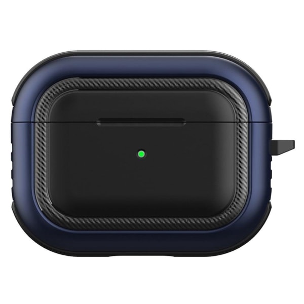 Generic Airpods Pro Charging Case With Buckle - Black / Blue