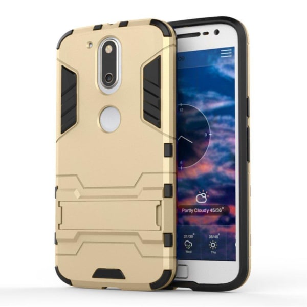 Generic Freydis Fleksibelt Cover Til Motorola Moto G4/g4 Plus - Guld Gold