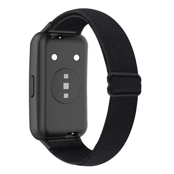 Generic Huawei Band 7 Genuine Leather Watch Strap - Black