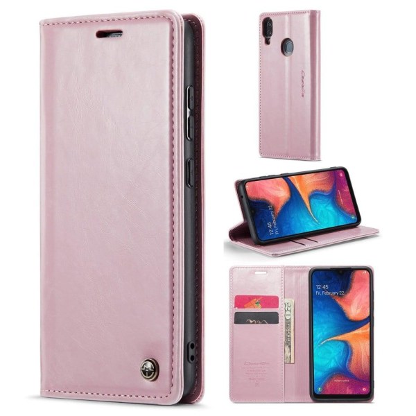 Generic Caseme Samsung Galaxy M10s / A20 A30 Smooth Etui - Lyserød Pink