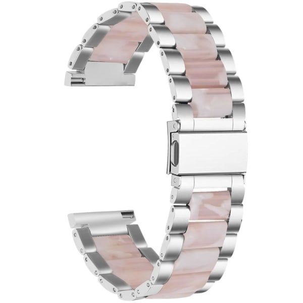 Generic Pebble 2 / Se Time Round Large Stylish Resin Watch Strap - S Pink