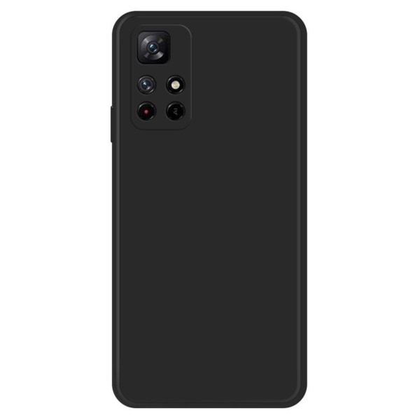 Generic Beveled Anti-drop Rubberized Cover For Xiaomi Poco M4 Pro 5g - B Black
