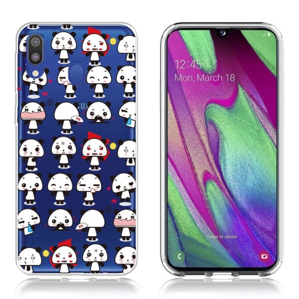 Generic Deco Samsung Galaxy A40 Cover - Panda Multicolor