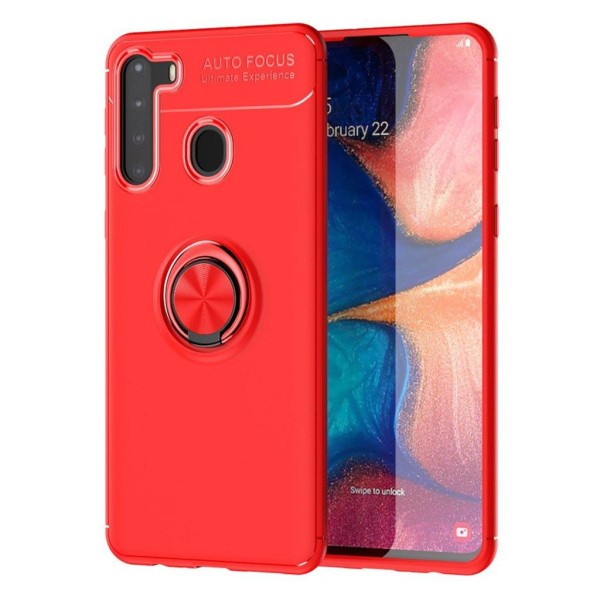Generic Ringo Cover - Samsung Galaxy A21 Rød Red
