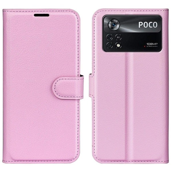 Generic Classic Xiaomi Poco X4 Pro 5g Flip Case - Pink