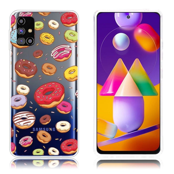 Generic Deco Samsung Galaxy M31s Case - Doughnut Multicolor