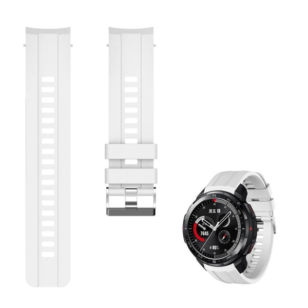 Generic Honor Watch Gs Pro Silicone Band - White