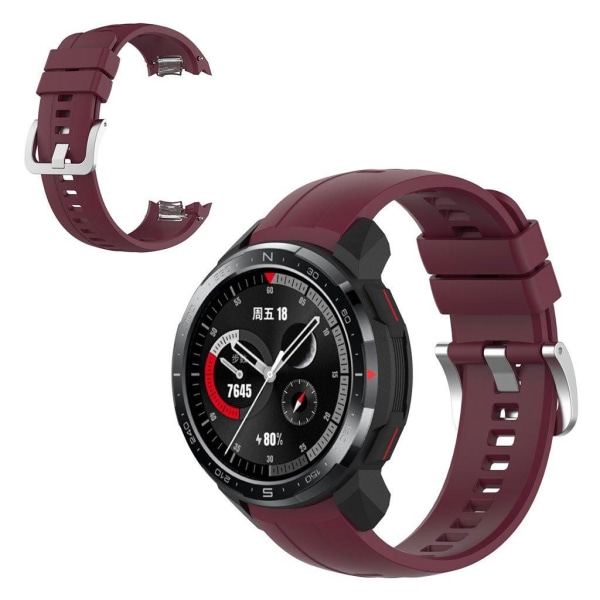 Generic Honor Watch Gs Pro Silicone Band - Wine Red