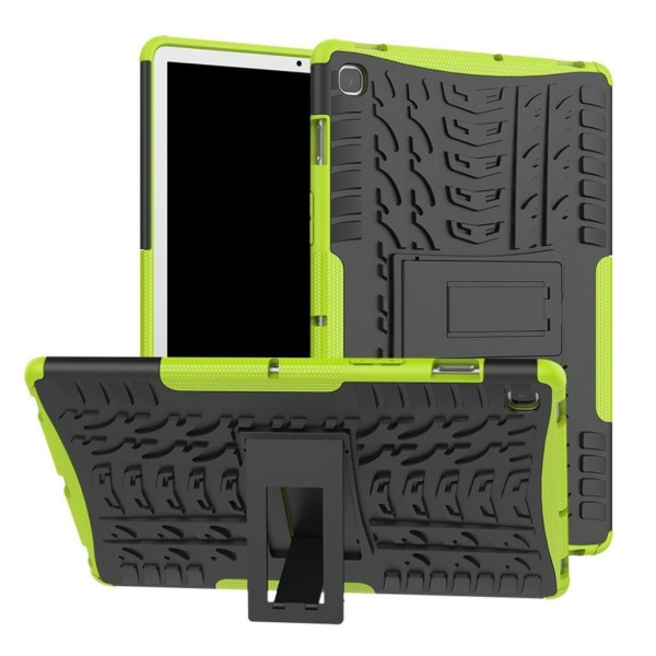 Generic Samsung Galaxy Tab S5e Holdbart Hybridcover - Grøn Green