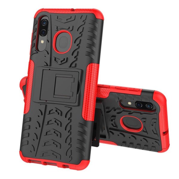Generic Offroad Samsung Galaxy A30 Cover - Rød Red