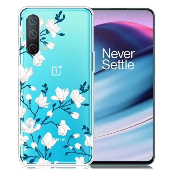 Generic Deco Oneplus Nord Ce 5g Case - White Flowers