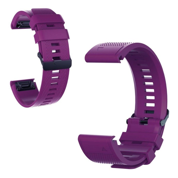 Generic Garmin Fenix 6x / Pro 5x Plus Silikone Urr Purple
