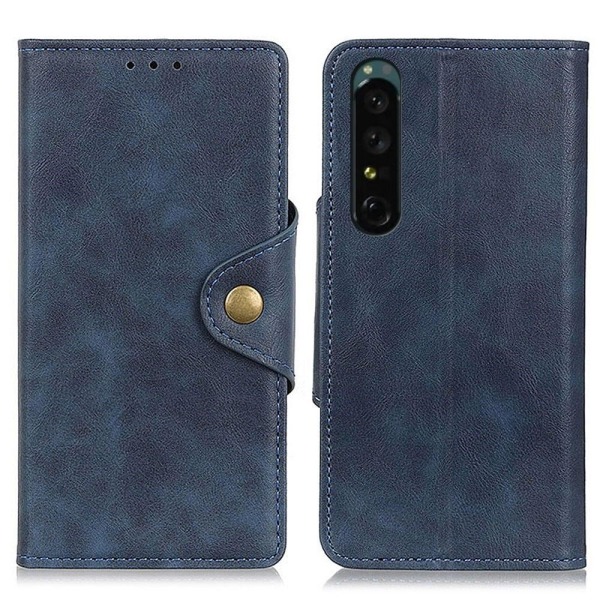 Generic Alpha Sony Xperia 1 Iv Flip Case - Blue