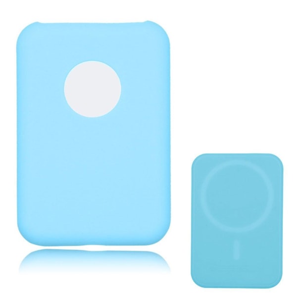 Generic Apple Magsafe Charger Silicone Cover - Luminous Blue